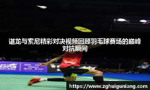 谌龙与索尼精彩对决视频回顾羽毛球赛场的巅峰对抗瞬间